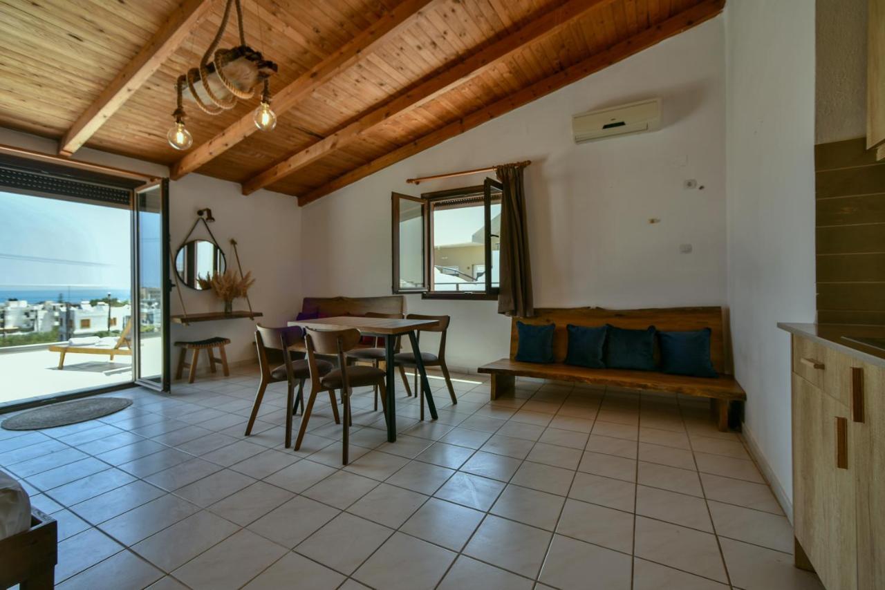 Iraklis Apartments Stalida Buitenkant foto