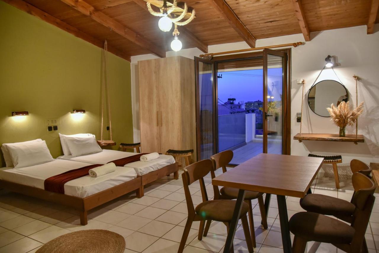 Iraklis Apartments Stalida Buitenkant foto