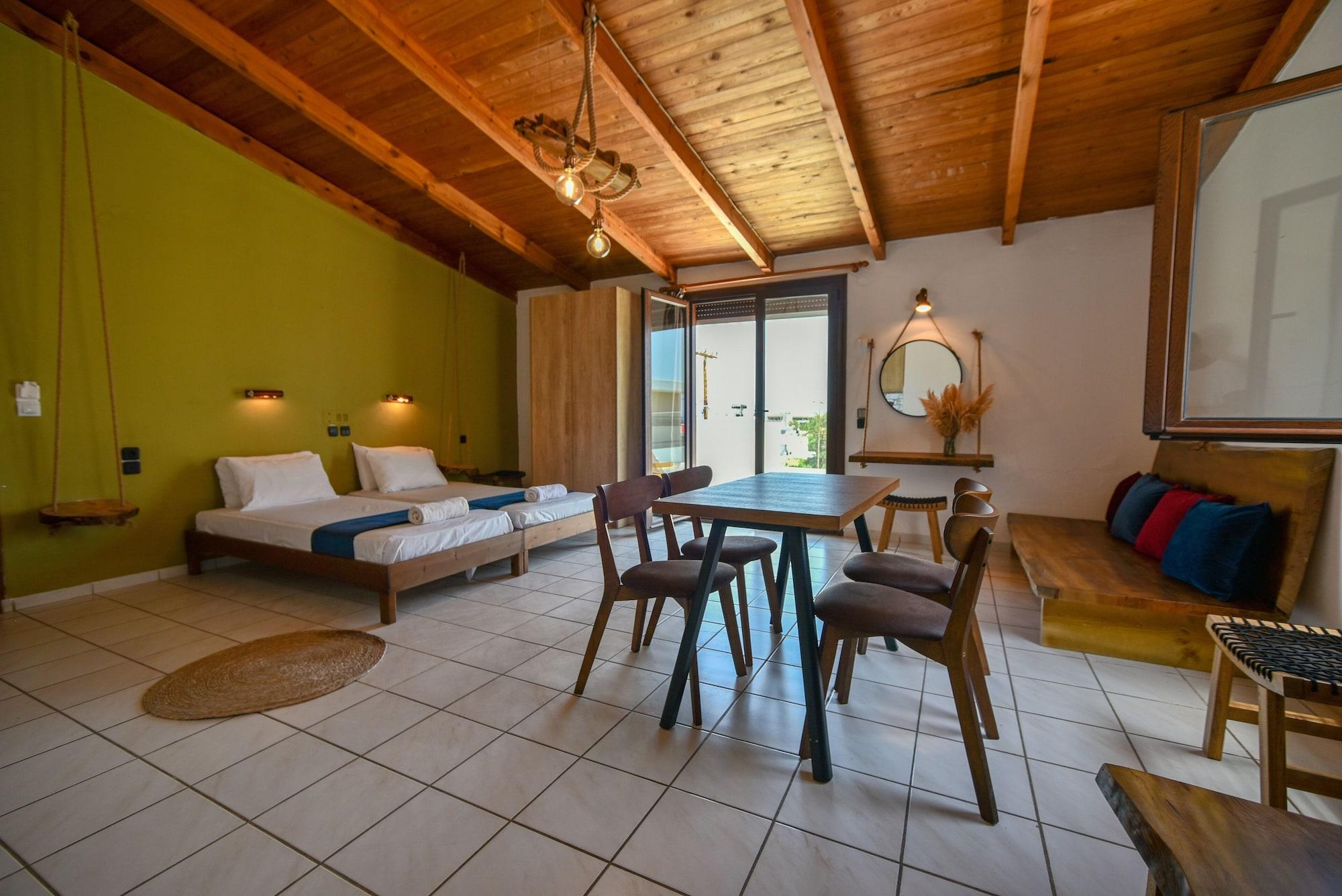 Iraklis Apartments Stalida Buitenkant foto