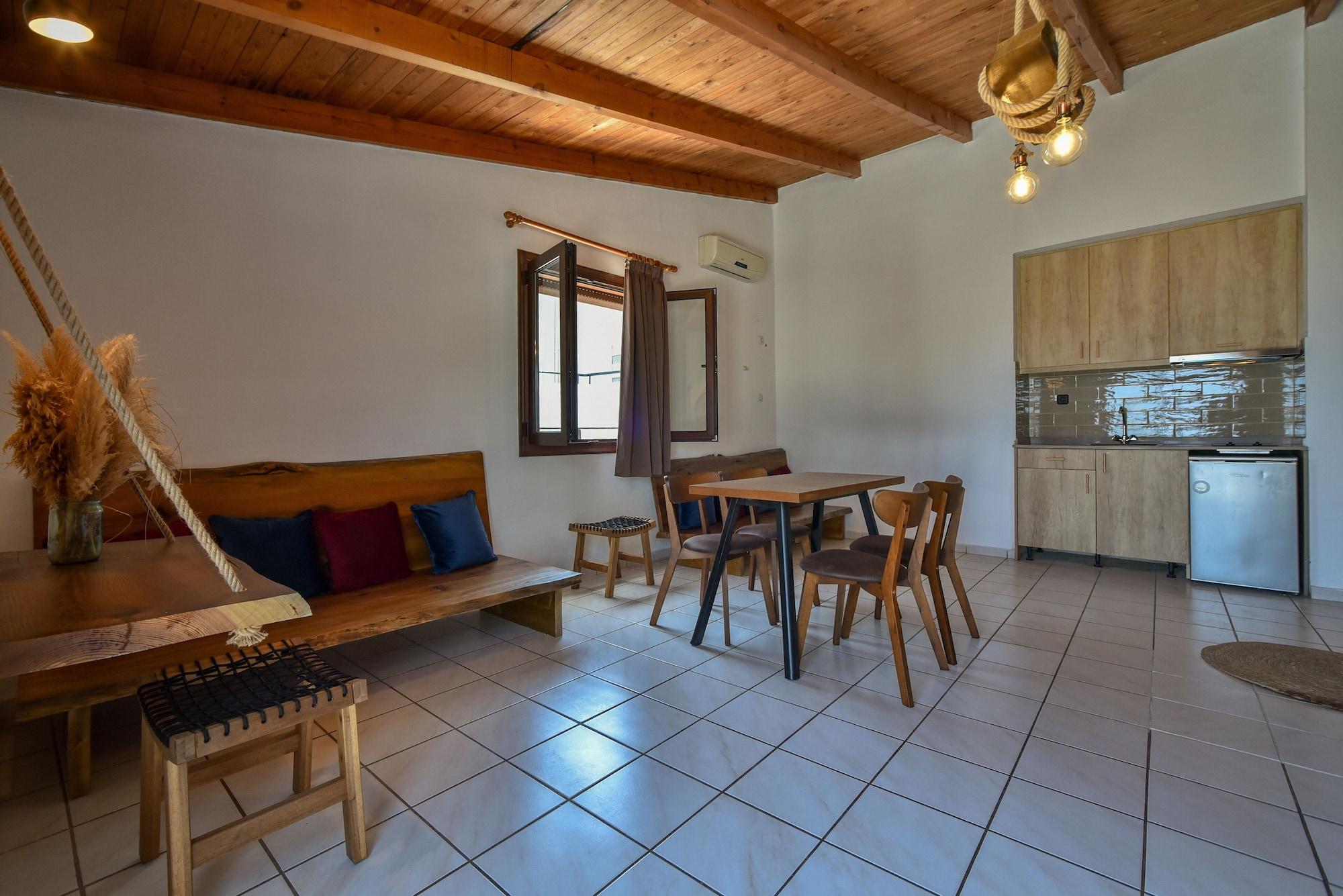 Iraklis Apartments Stalida Buitenkant foto