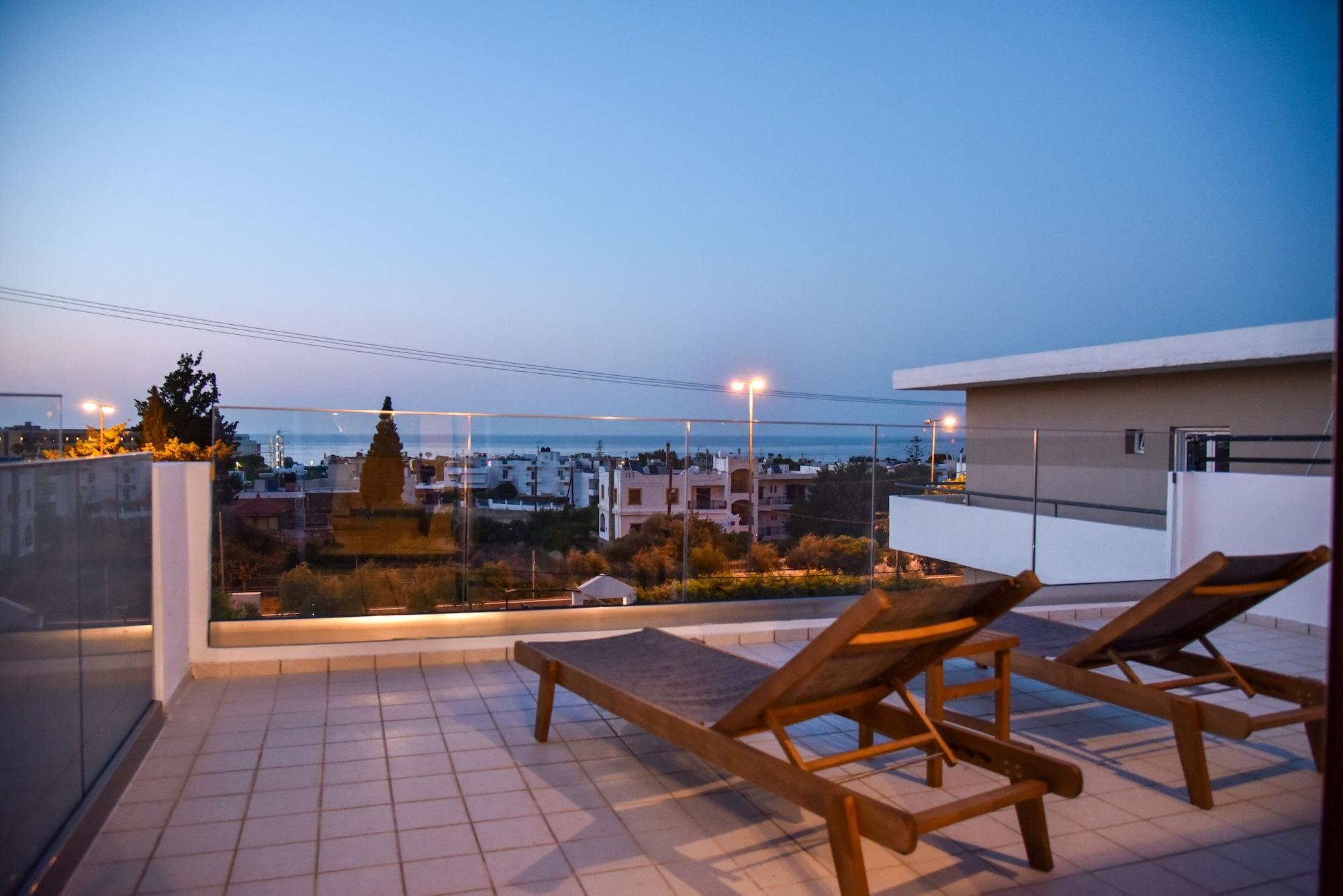 Iraklis Apartments Stalida Buitenkant foto
