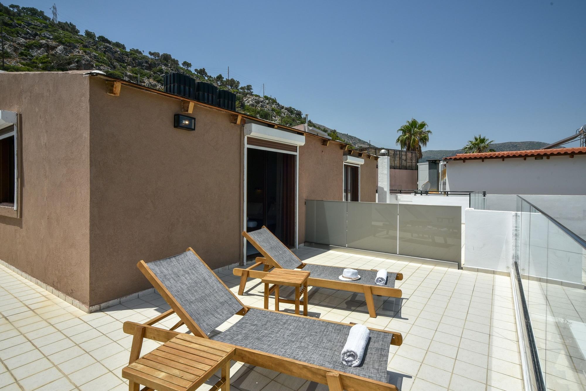 Iraklis Apartments Stalida Buitenkant foto