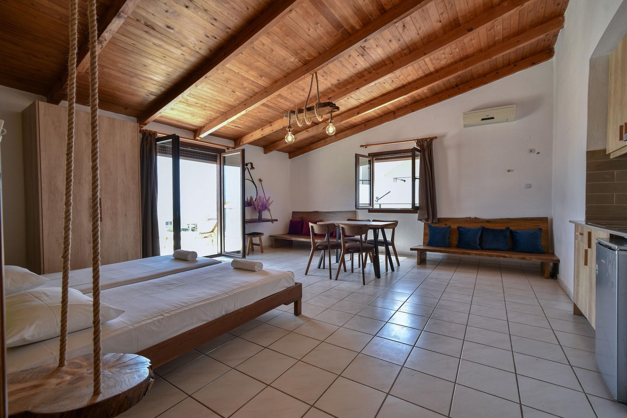 Iraklis Apartments Stalida Buitenkant foto