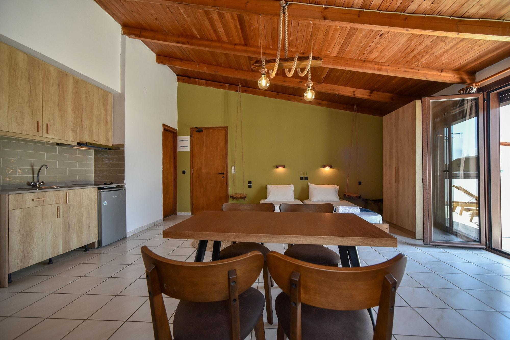 Iraklis Apartments Stalida Buitenkant foto
