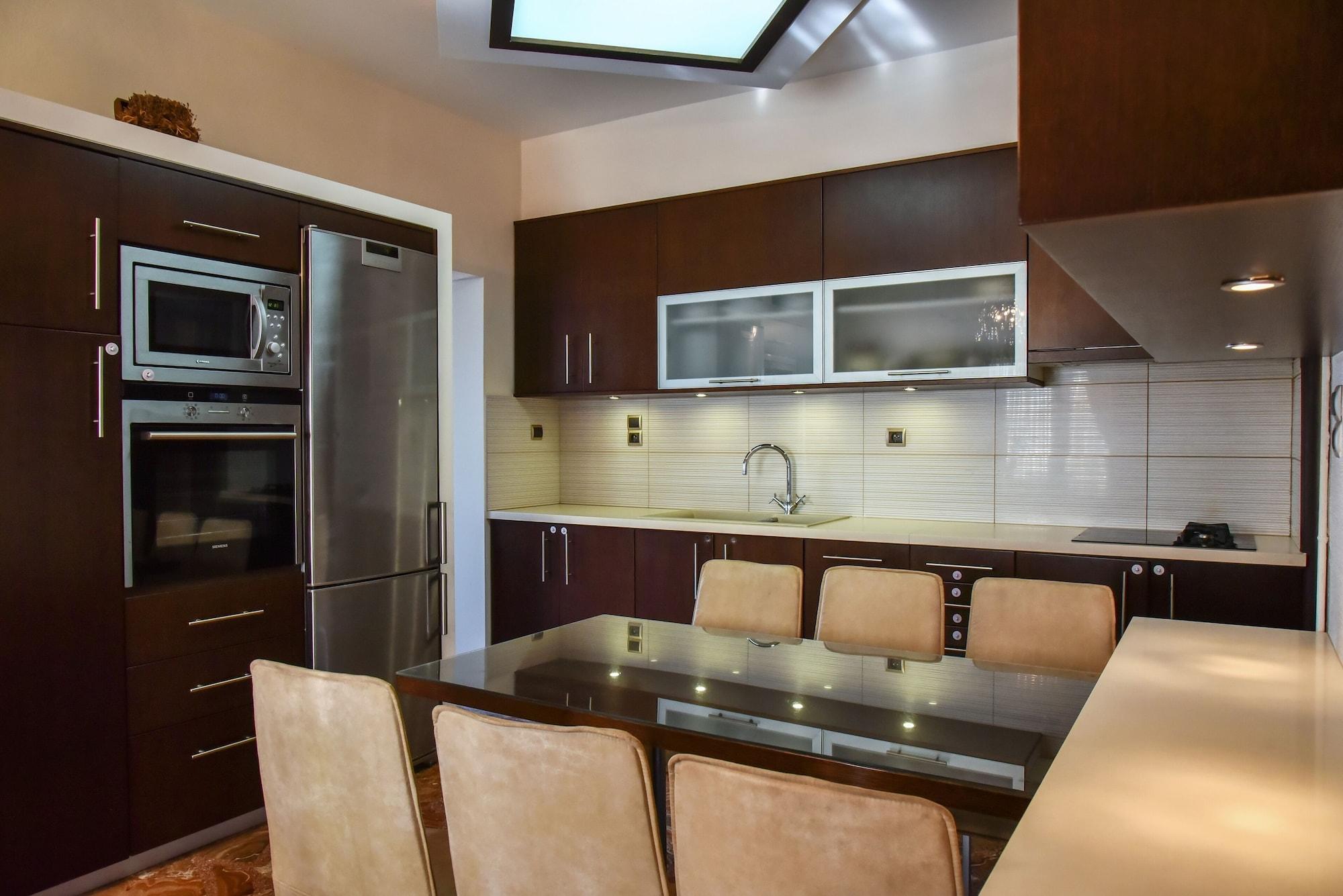 Iraklis Apartments Stalida Buitenkant foto