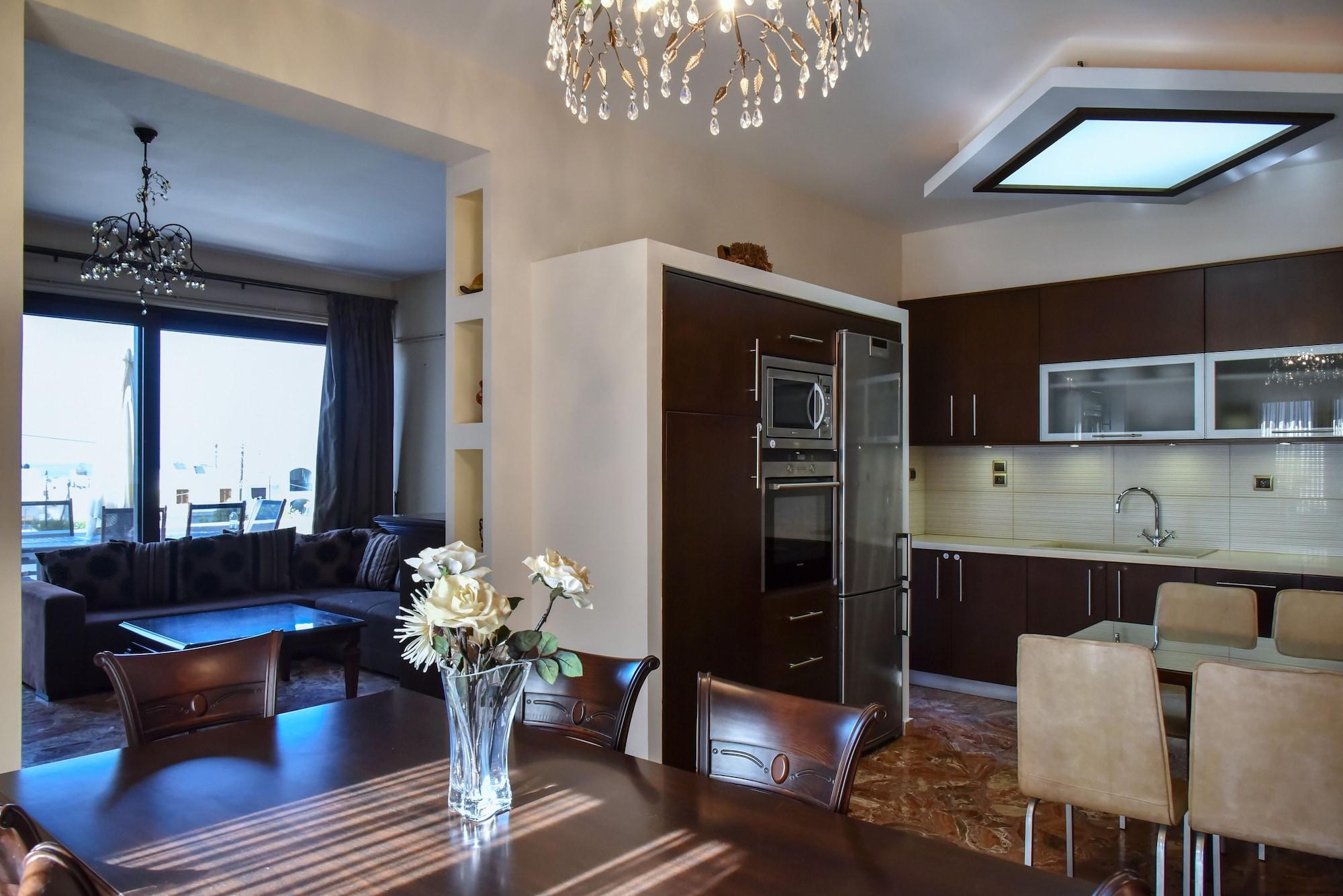 Iraklis Apartments Stalida Buitenkant foto