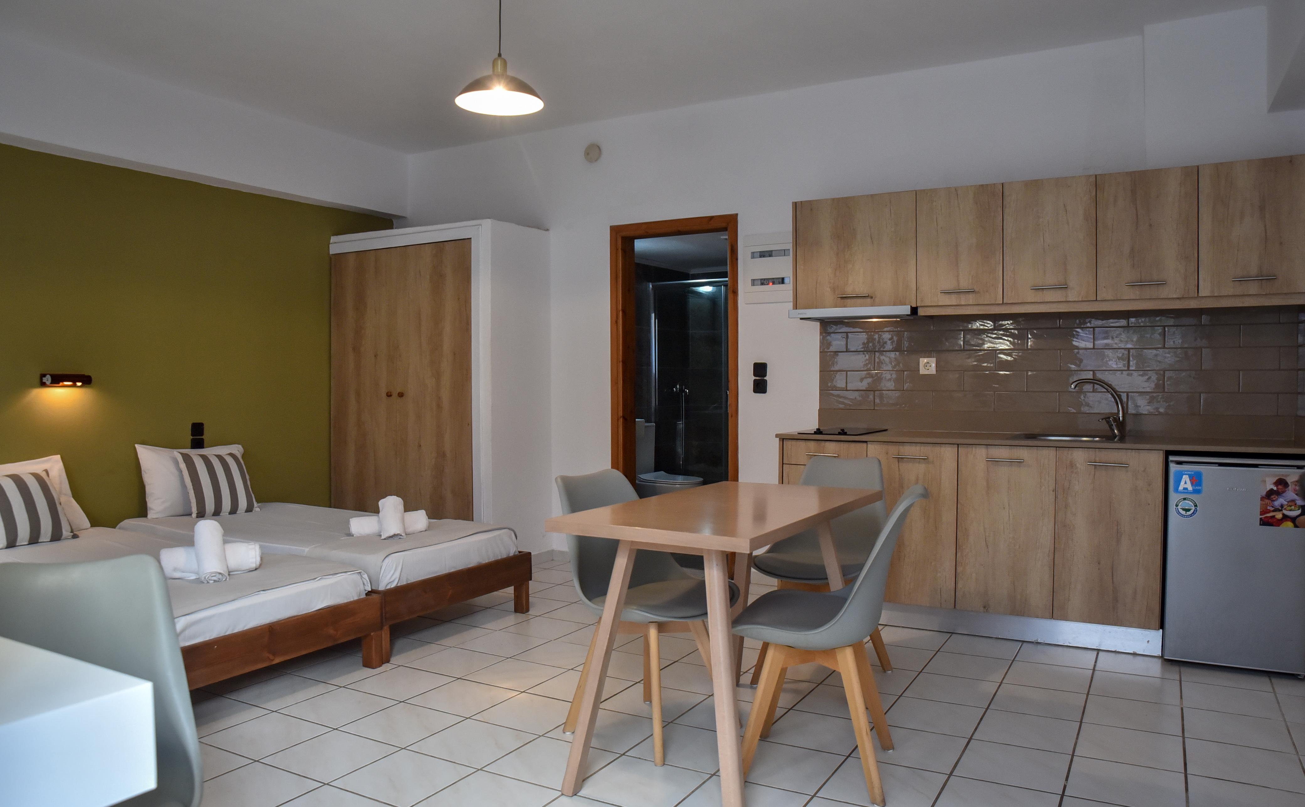 Iraklis Apartments Stalida Buitenkant foto